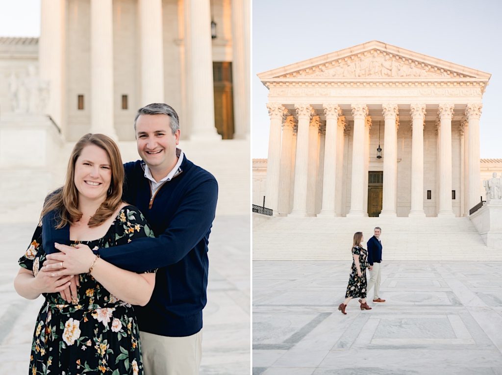 engagement couple at supreme court