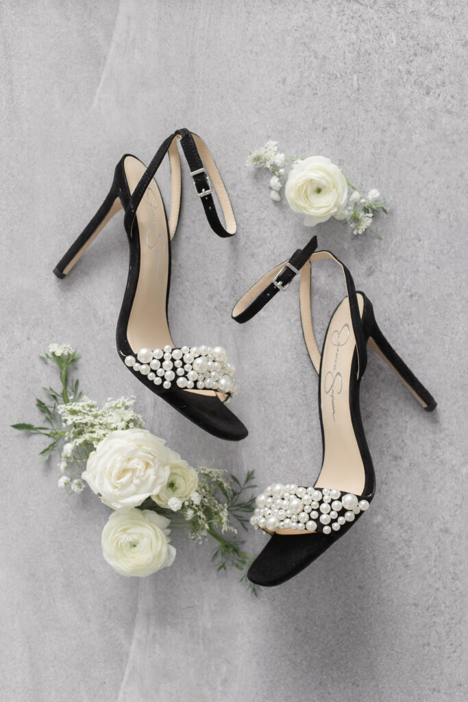 Pearl bridal heels
